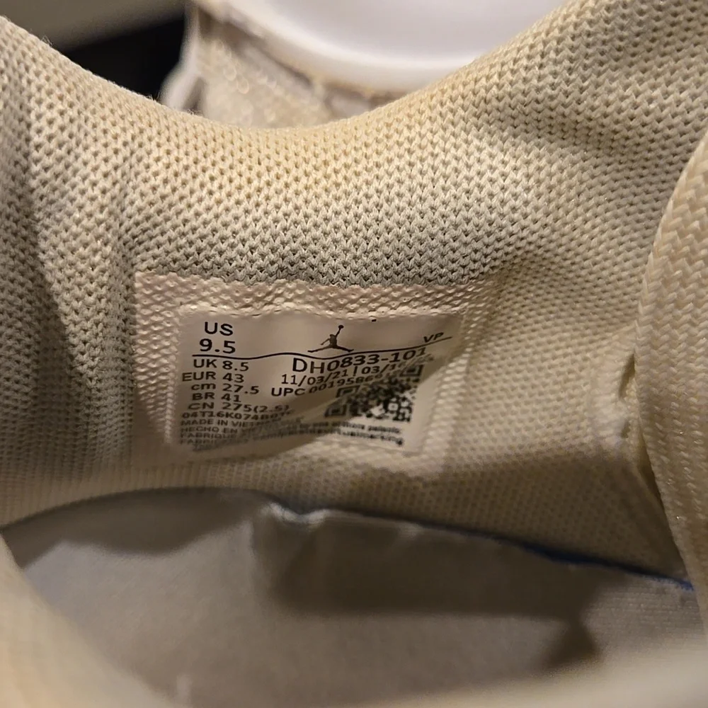 Air Jordan 36 Pure Money Low Sneakers 9.5 Box Authentic Streetwear